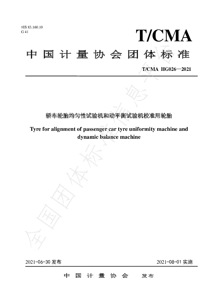 T/CMA 026-2021 标准预览