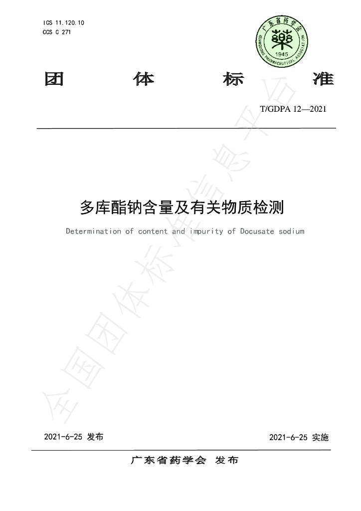 T/GDPA 12-2021 标准预览
