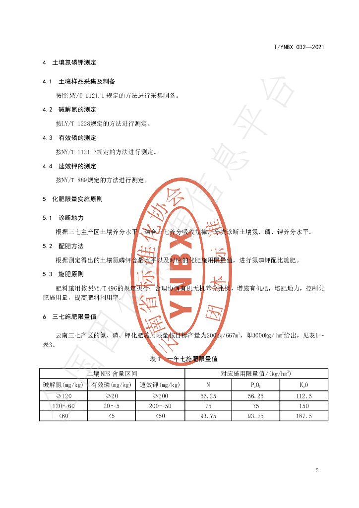 T/YNBX 032-2021 标准预览