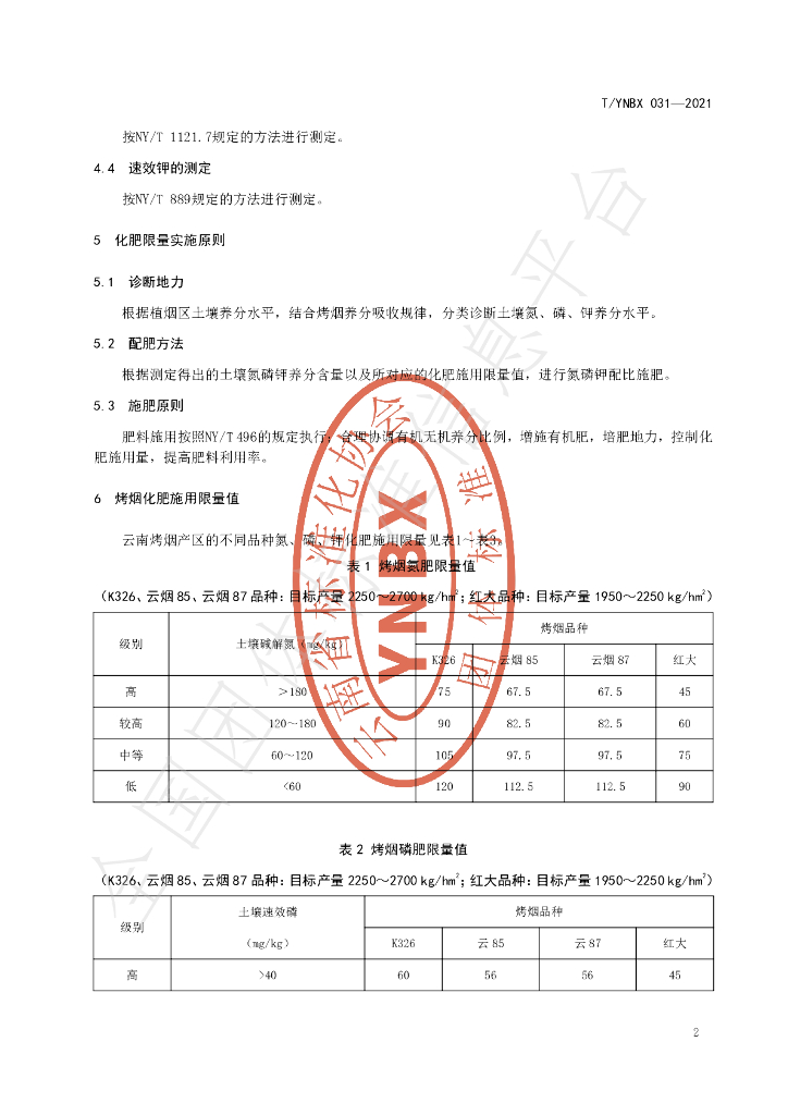 T/YNBX 031-2021 标准预览