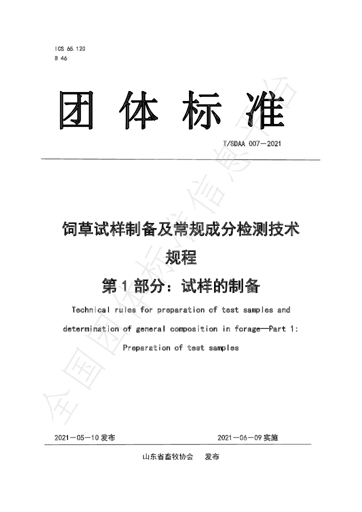 T/SDAA 007-2021 标准预览