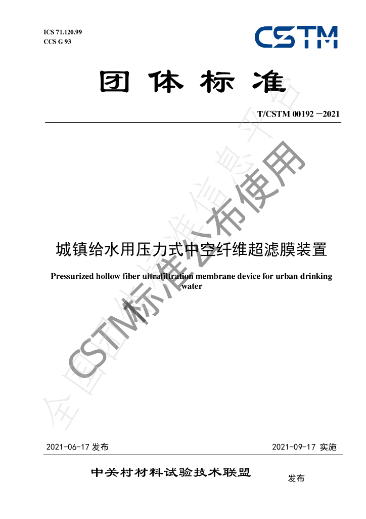 T/CSTM 00192-2021 标准预览