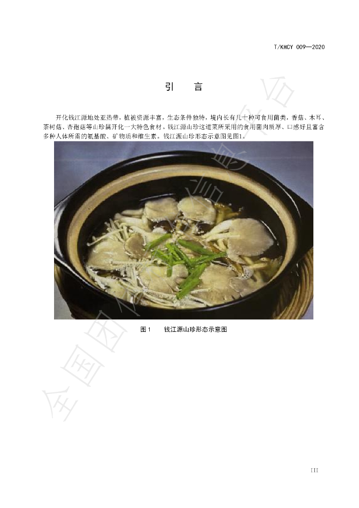 T/KHCY 009-2020 标准预览