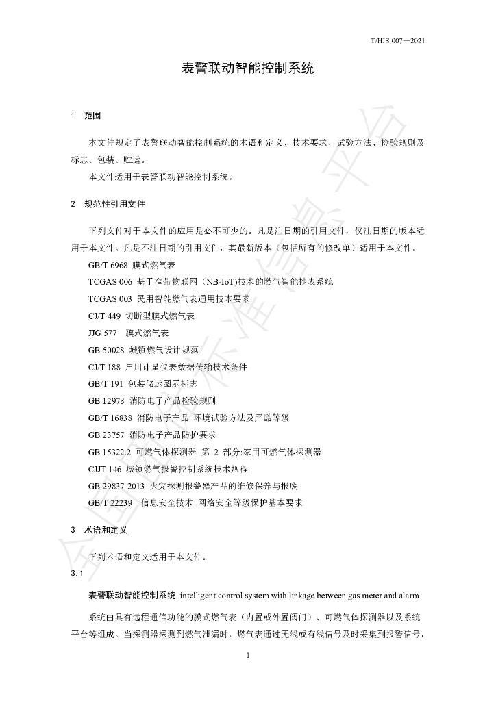 T/HIS 007-2021 标准预览