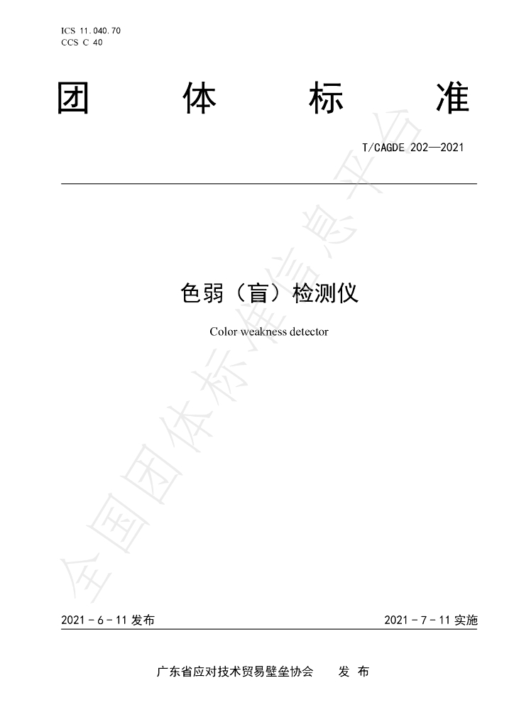 T/CAGDE 202-2021 标准预览