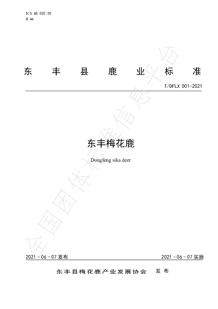 T/DFLX 001-2021 标准预览