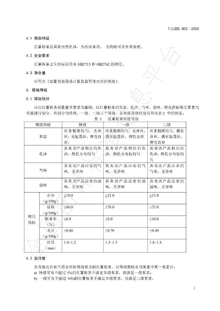 T/LCDS 002-2020 标准预览