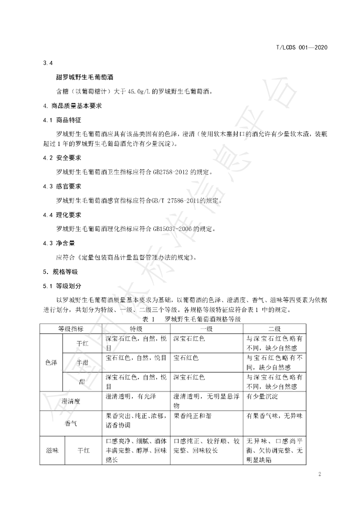 T/LCDS 001-2020 标准预览