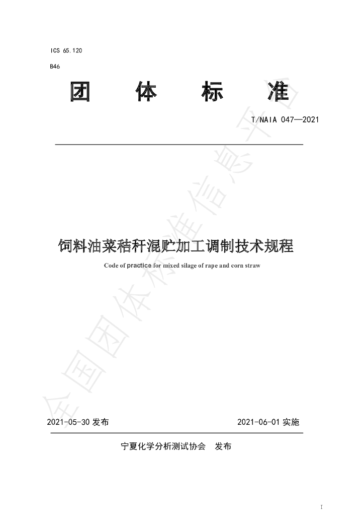 T/NAIA 047-2021 标准预览