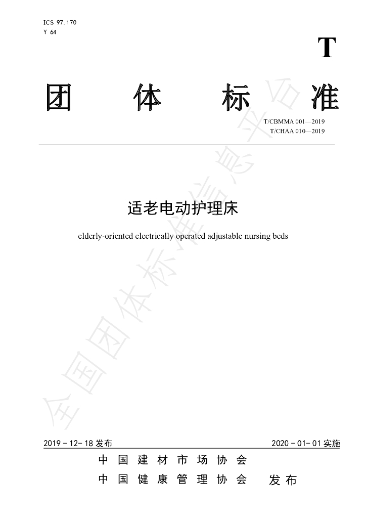 T/CBMMAS 001-2019 标准预览