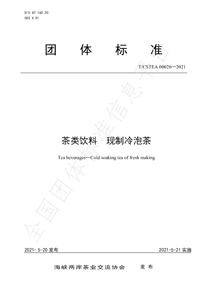 T/CSTEA 00026-2021 标准预览