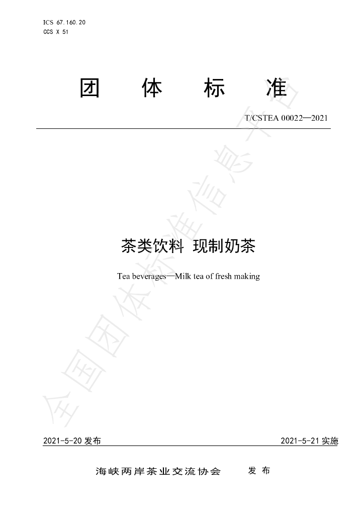 T/CSTEA 00022-2021 标准预览