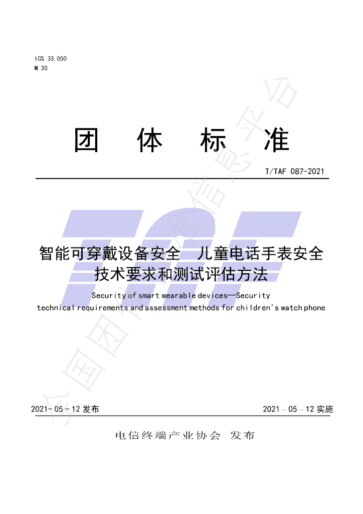 T/TAF 087-2021 标准预览