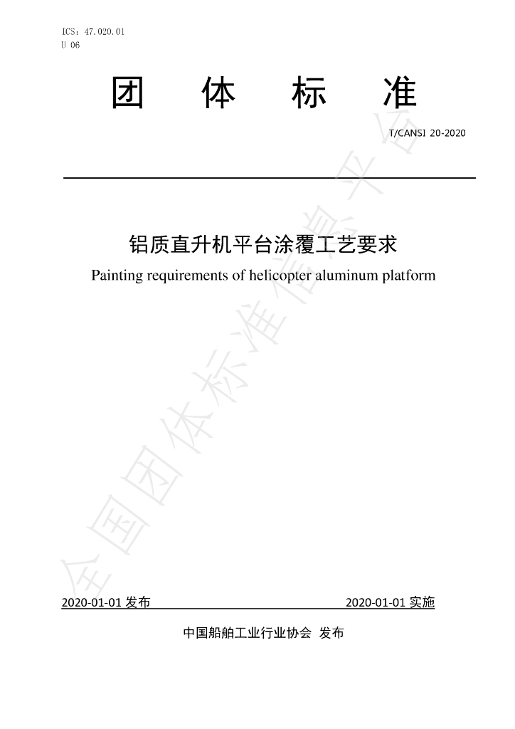 T/CANSI 20-2020 标准预览