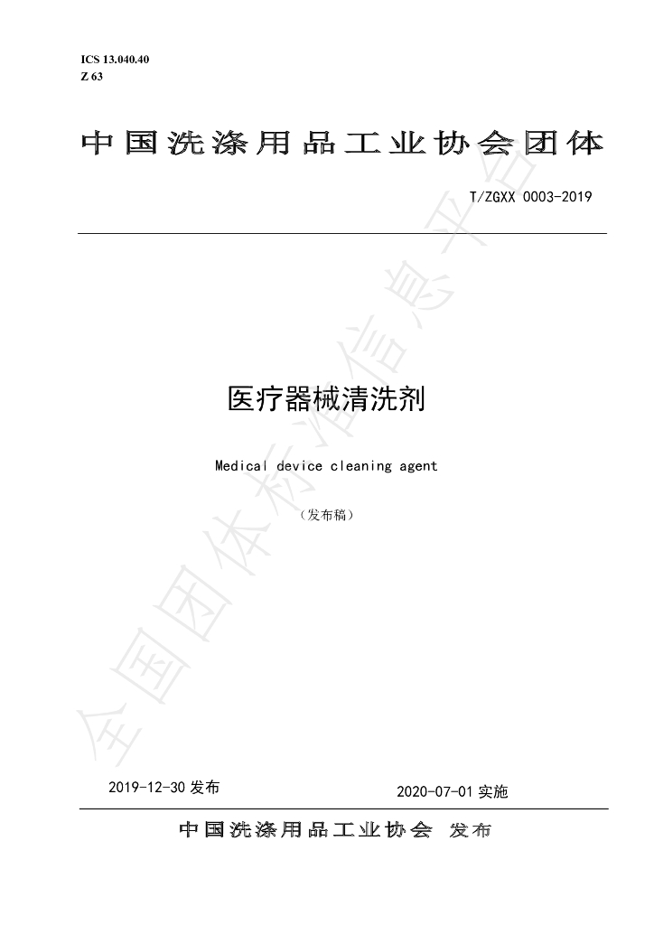 T/ZGXX 0003-2019 标准预览