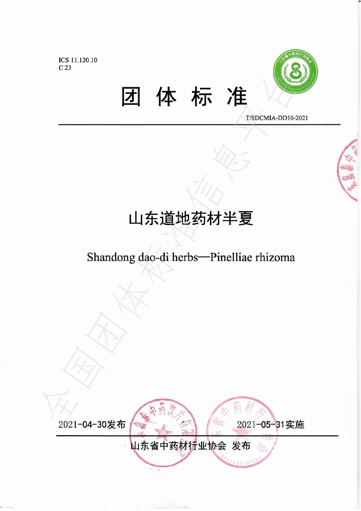 T/SDCMIA DD10-2021 标准预览