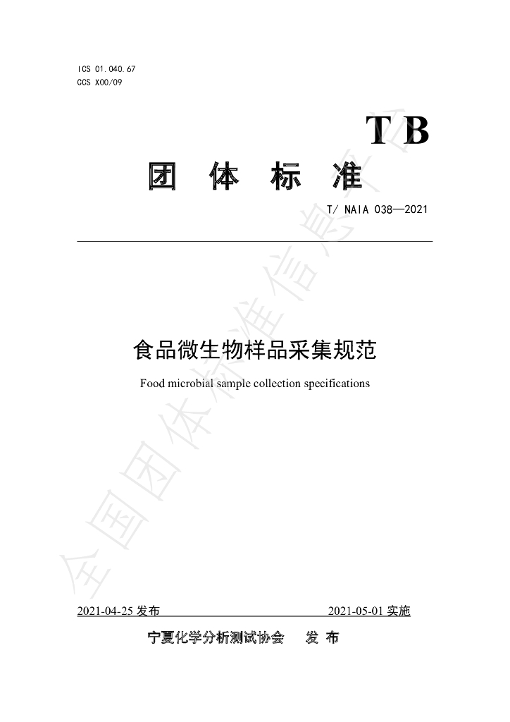 T/NAIA 038-2021 标准预览
