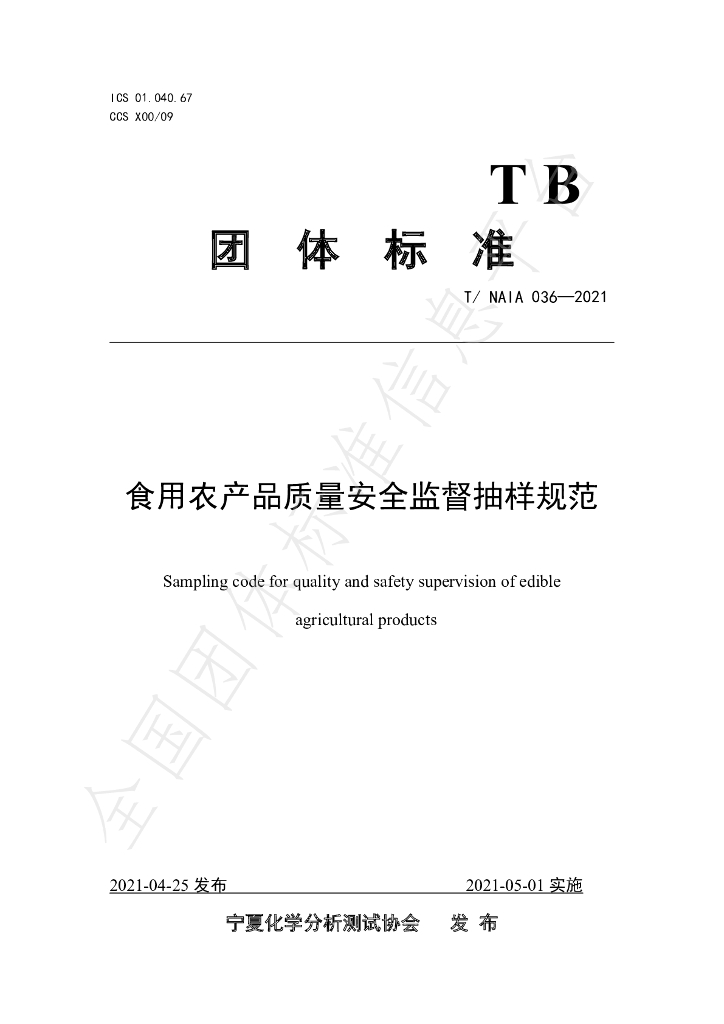 T/NAIA 036-2021 标准预览
