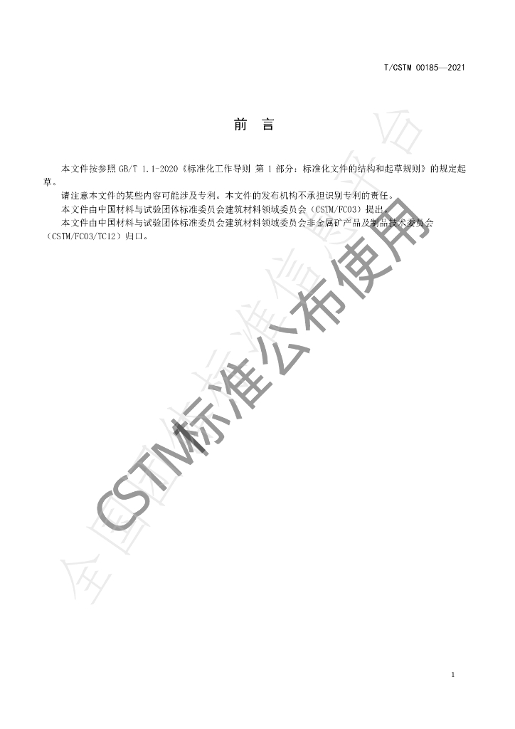T/CSTM 00185-2021 标准预览