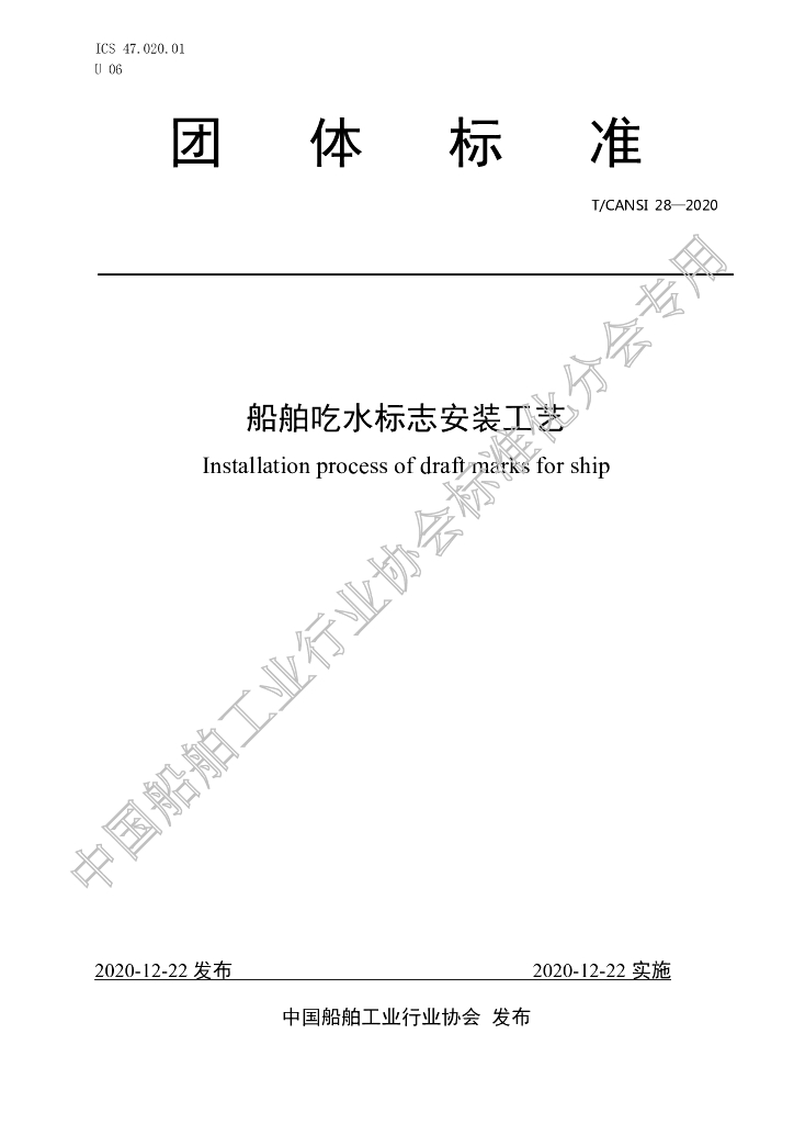 T/CANSI 28-2020 标准预览