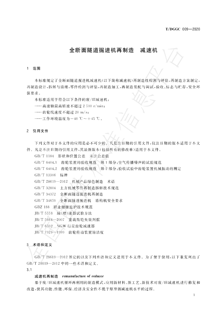 T/DGGC 009-2020 标准预览