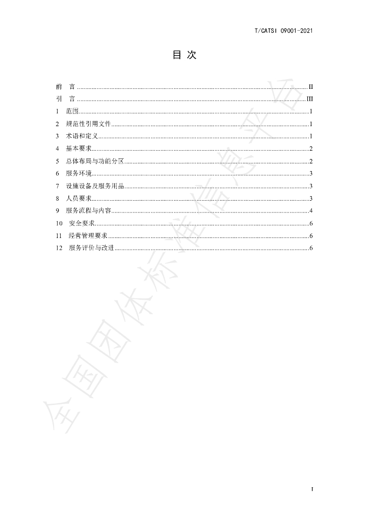 T/CATSI 09001-2021 标准预览