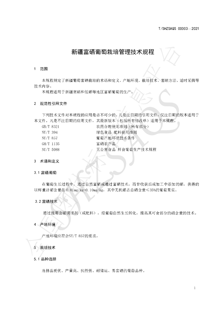 T/SHZSAQS 00003-2021 标准预览