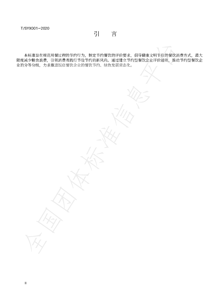 T/SYX 001-2020 标准预览