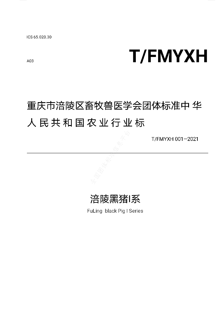 T/FMYXH 001-2021 标准预览