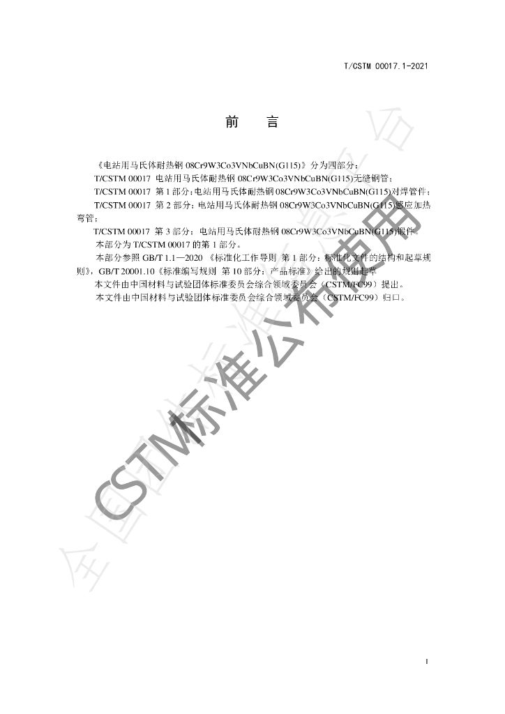 T/CSTM 00017.1-2021 标准预览