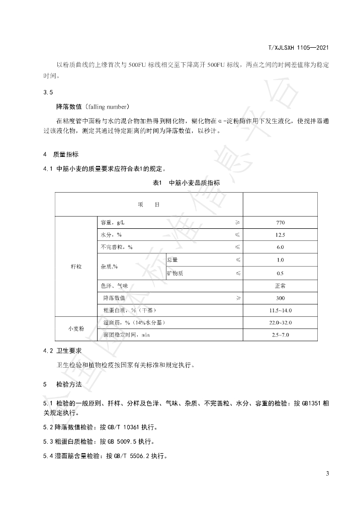 T/XJLSXH 1105-2021 标准预览