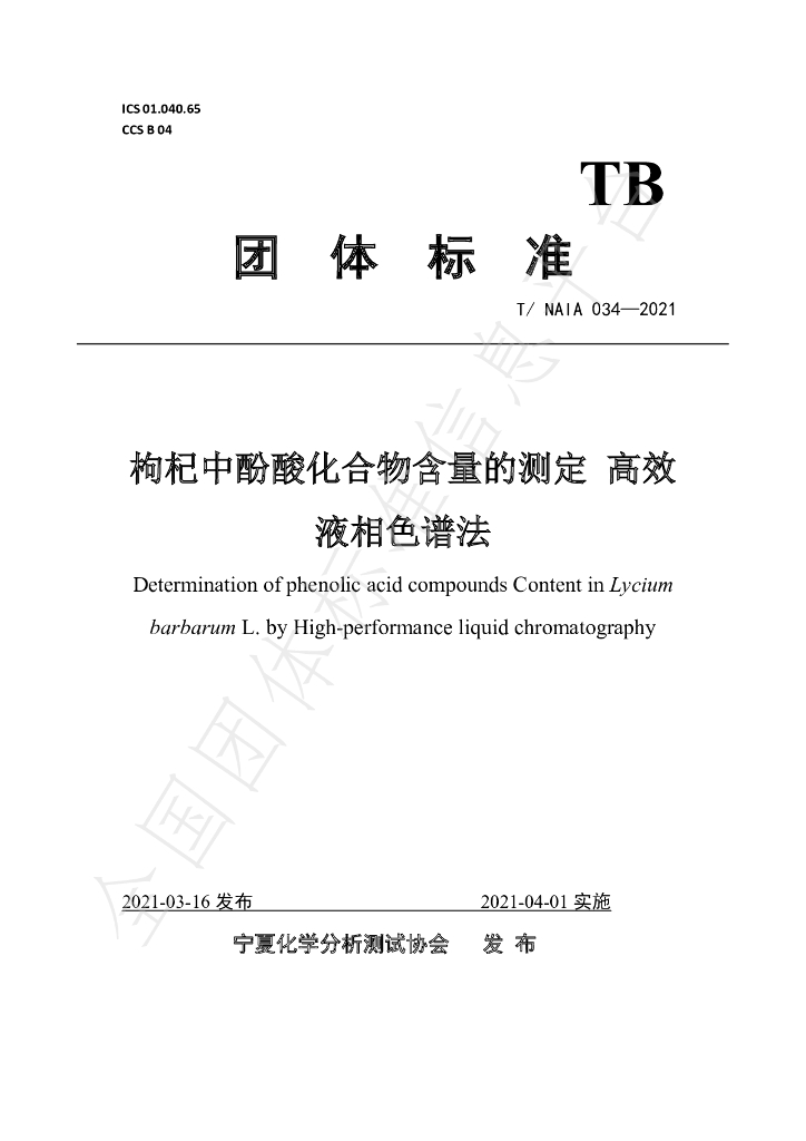T/NAIA 034-2021 标准预览