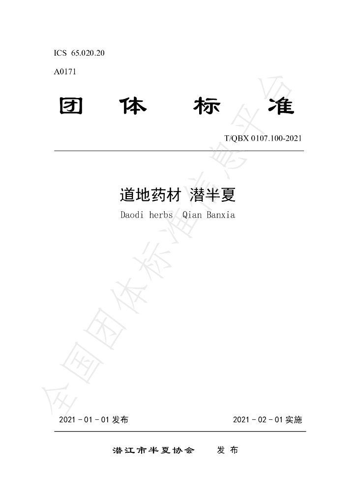 T/QBX 0107.100-2021 标准预览