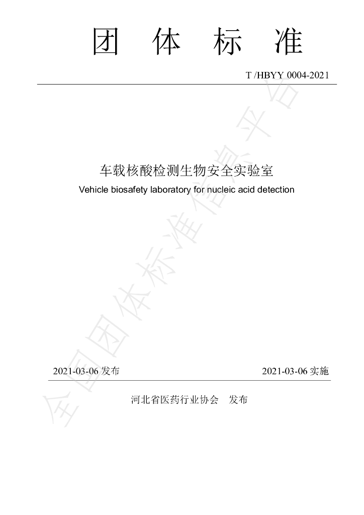 T/HBYY 0004-2021 标准预览