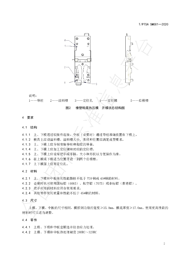 T/PTSHOES SM001-2020 标准预览