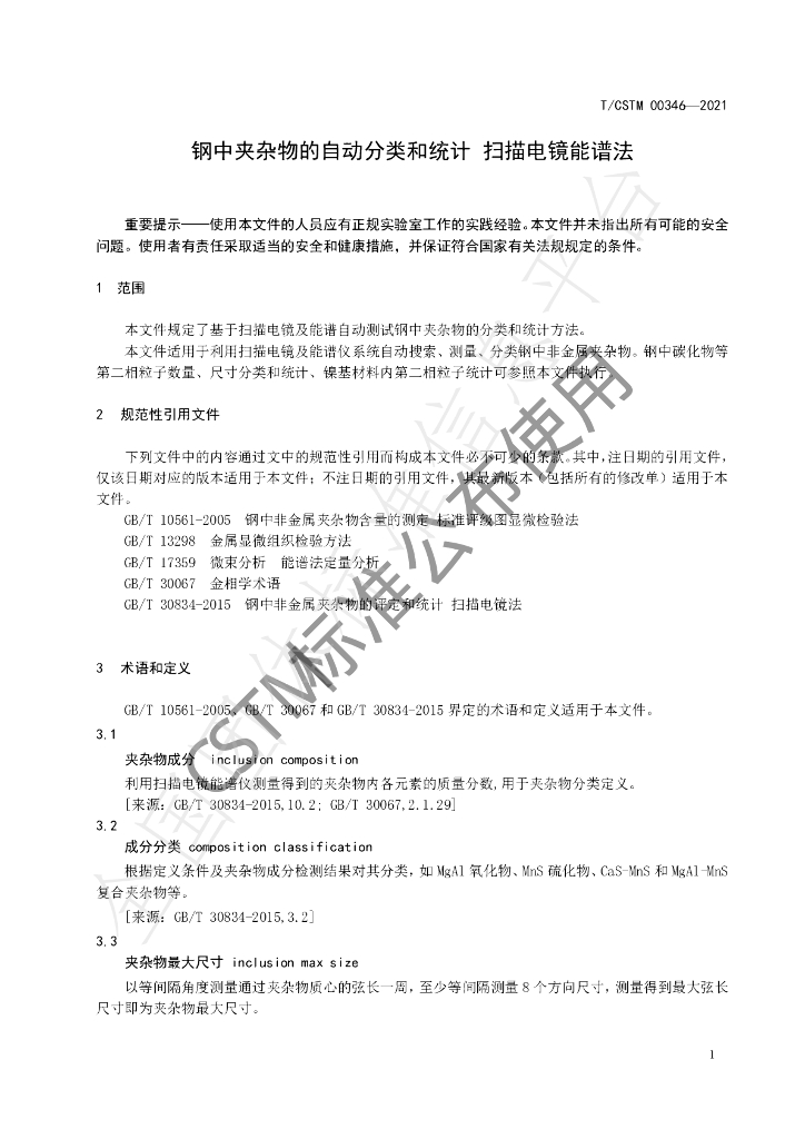 T/CSTM 00346-2021 标准预览