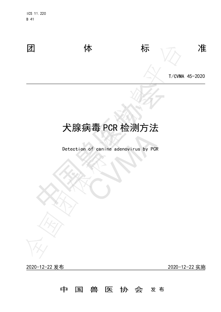 T/CVMA 45-2020 标准预览