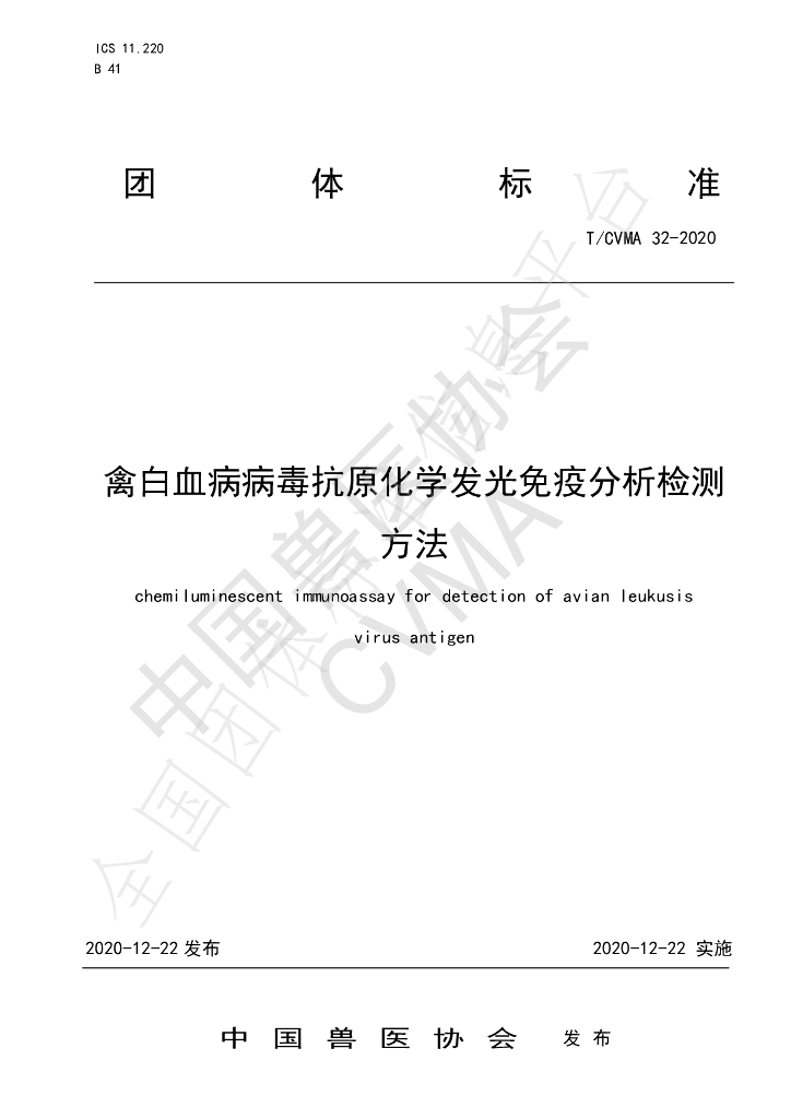 T/CVMA 32-2020 标准预览