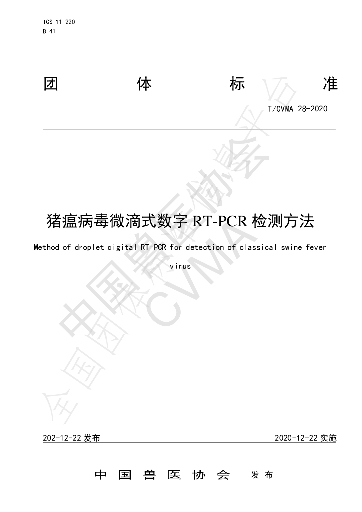 T/CVMA 28-2020 标准预览