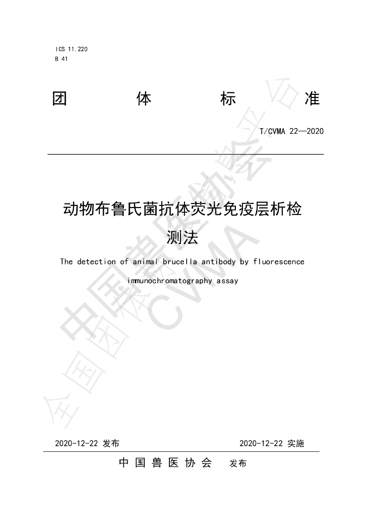 T/CVMA 22-2020 标准预览