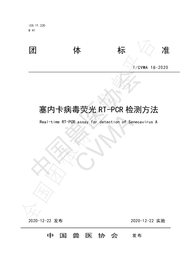T/CVMA 18-2020 标准预览