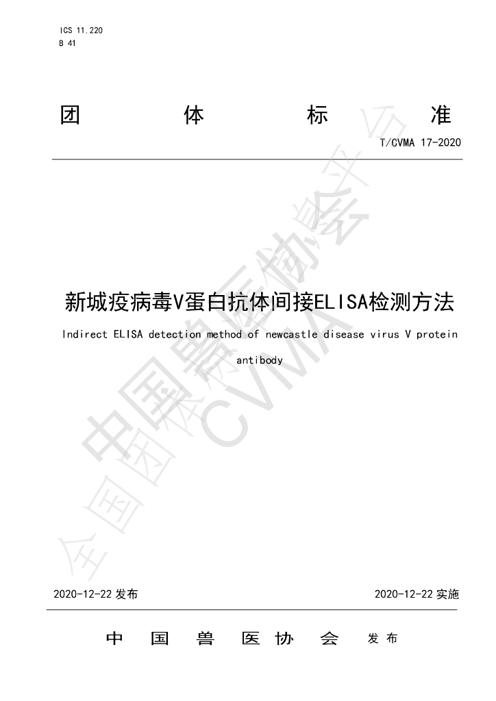 T/CVMA 17-2020 标准预览