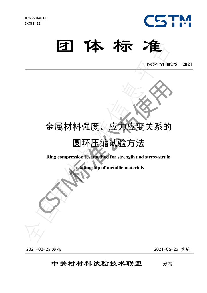 T/CSTM 00278-2021 标准预览