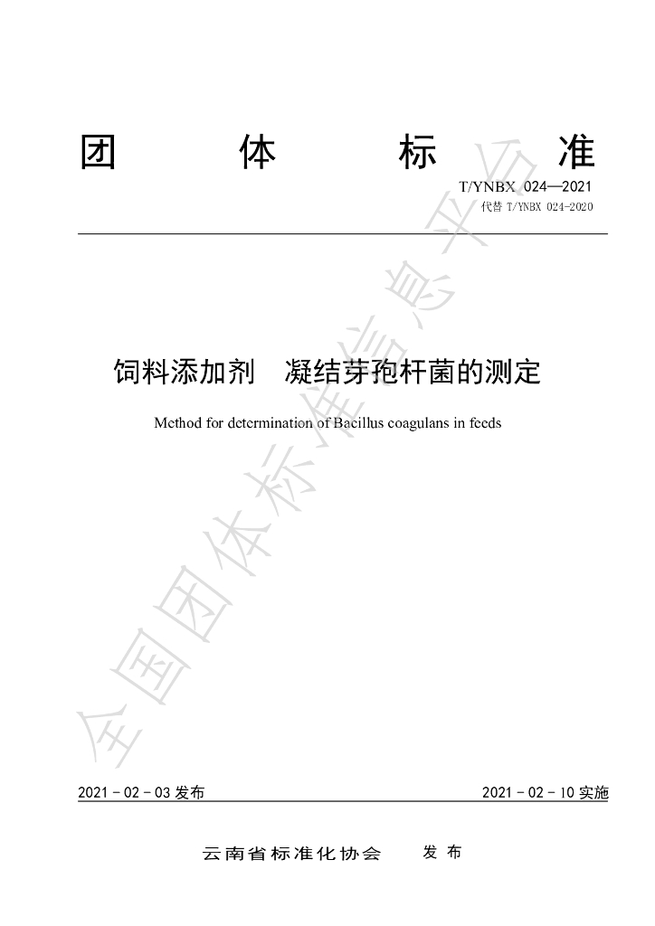 T/YNBX 024-2021 标准预览
