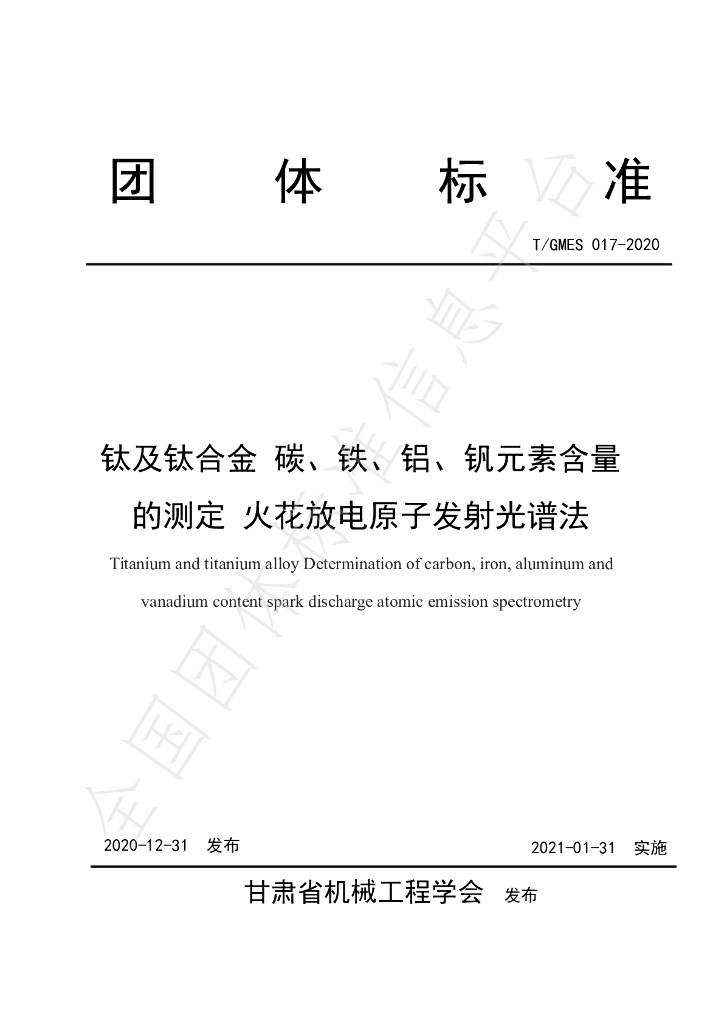 T/GMES 017-2020 标准预览