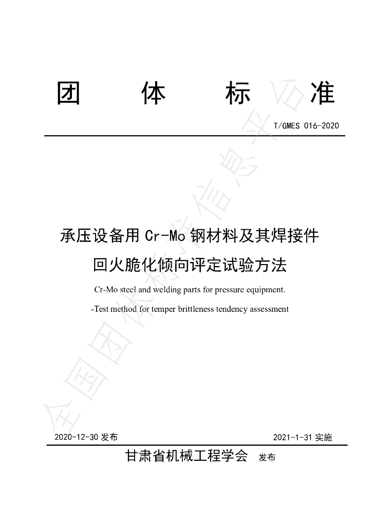 T/GMES 016-2020 标准预览