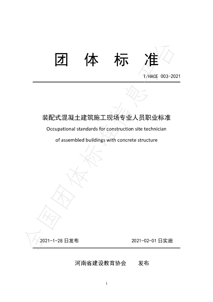 T/HACE 003-2021 标准预览