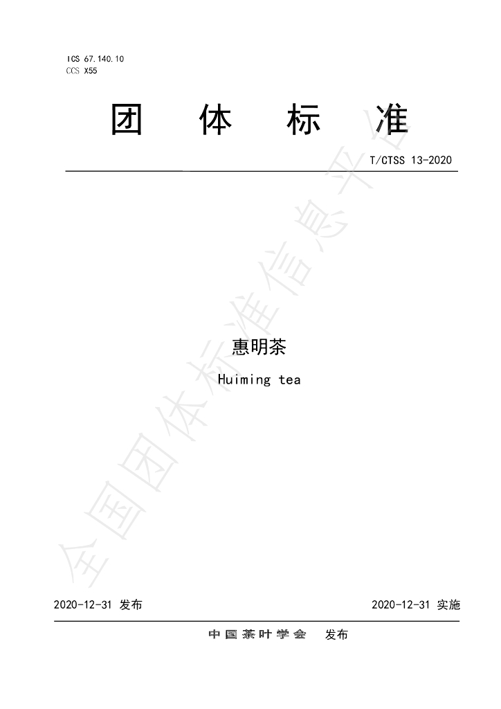 T/CTSS 13-2020 标准预览