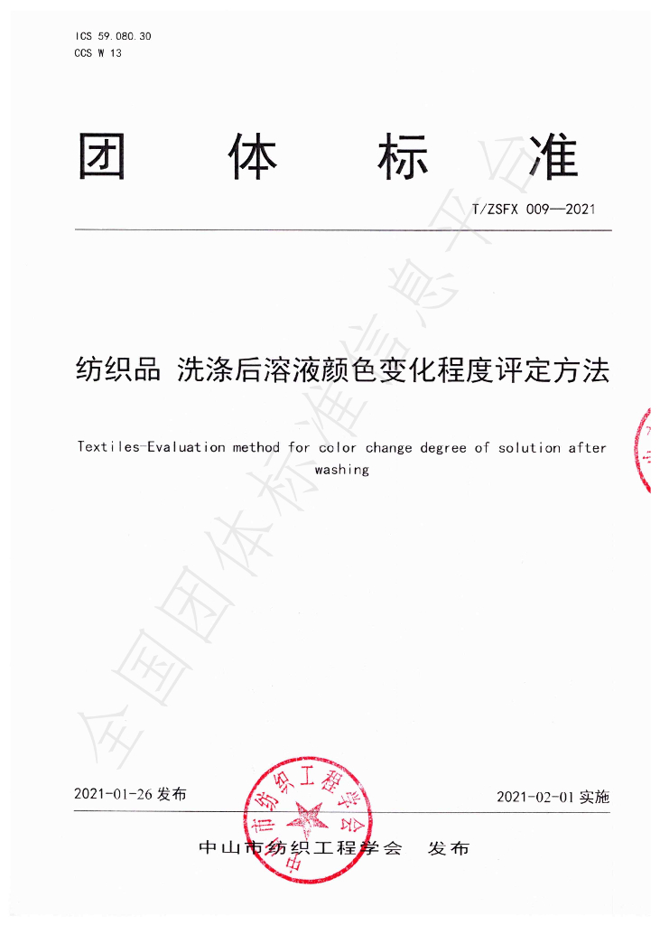 T/ZSFX 009-2021 标准预览