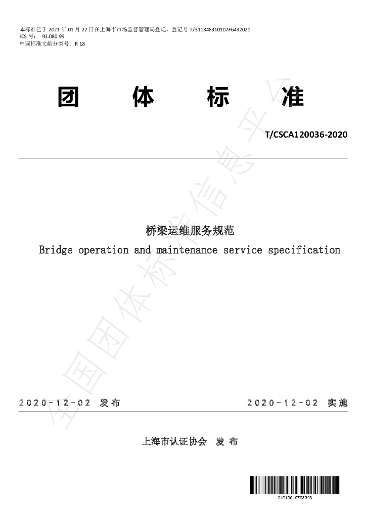 T/CSCA 120036-2020 标准预览